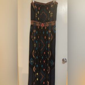 New York & Company Multicolor Stretch Dress